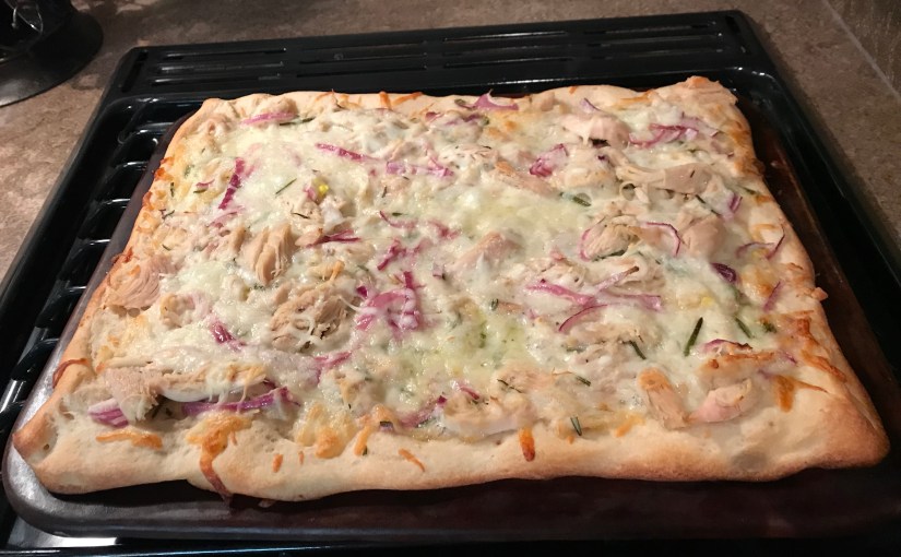 Trailer Pizza (AKA Chicken,Garlic & Rosemary&nbsp;Pizza)